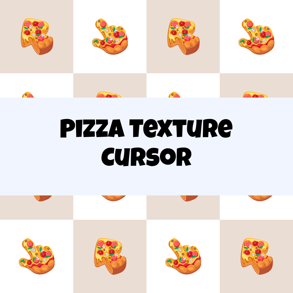 Preview Pizza Texture cursor custom cursor pack